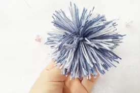 毛线球怎么做？不用借助任何工具，只需准备一把剪刀一分钟就做好视频封面