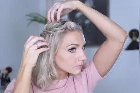 适合约会时打造的短发编发，甜美又简单