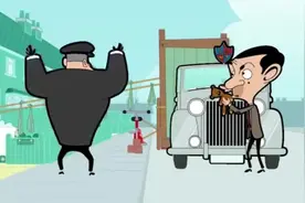 搞笑动画：憨豆自制洗车机，怎么把女王的车油漆全洗掉了呢？视频封面