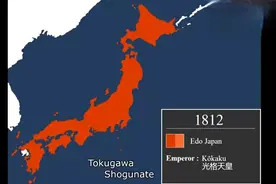 日本崛起与扩张历史地图，历史上侵略成性，二战时被打回原形