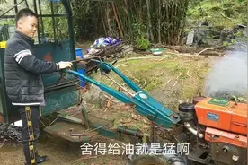 拖拉机界的“小钢炮”手摇式健身启动，超强推背感拉3千斤没问题视频封面