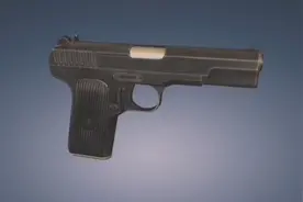 五四式手枪的原型托卡列夫TT33手枪的3D动画演示