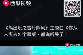 《熊出没之雪岭熊风》主题曲《你从未离去》字幕版，都说听哭了！