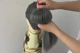 长发变短发不用剪，高手教你巧妙藏起一截，效果更美了