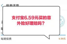 支付宝6.59元的儿童意外险，没想到真的出了意外！赔付过程顺利吗视频封面
