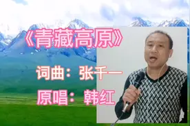 这大叔唱的《青藏高原》有点水平，最后一句高音也唱上去了！听听