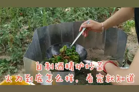 “床车”出游，卡式炉太费钱，自制酒精炉炒菜，火力到底行不行？