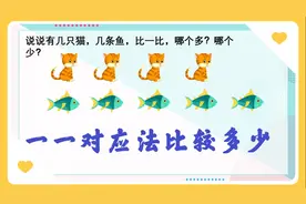 3-6岁幼儿思维训练-一一对应法比较多少，深度理解对应关系！