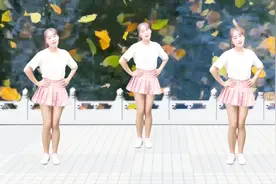 美女广场一支《感觉自己萌萌哒》广场舞，全场停下脚步！美翻了