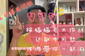 对猫毛过敏其实不是对猫毛过敏！那怎么办呢？波涛除猫猫毛大作战