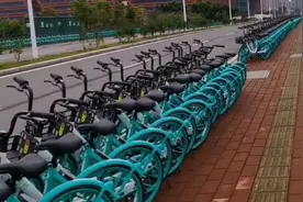珠海一个学校摆了500米左右的共享单车，是什么原因没人骑？
