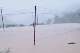 就在今天，广西百色靖西市山洪暴雨！视频封面