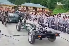 印度军队军事技巧表演 居然把汽车拆了视频封面