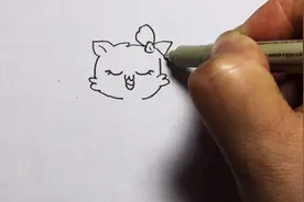 一起来画 刚起床还在哈气连天的猫小姐