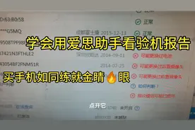 学会用爱思助手看验机报告，买苹果手机如同练就金睛火眼！视频封面