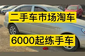 6000左右的练手车，二手车市场低价位走量车型全，二手车市场淘车视频封面
