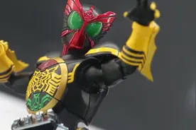 shf的假面骑士OOO手办，这个OOO的造型，未免也太帅气了吧视频封面