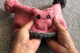 猫头鹰帽子简单织法碎碎念。图解和视频教程前面已经发过的视频封面