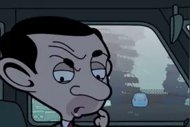 憨豆先生：被欺负了好多回的蓝色小车，终于爆发了！