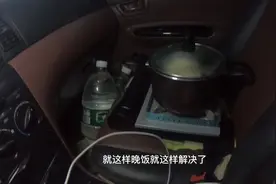 从河南直接到内蒙古大草原自驾游，下雪觉得冷，在车里蒸馒头视频封面