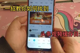 一招教你如何找到头条下载视频的缓存目录