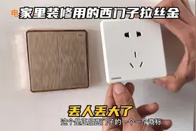 家里装修使用西门子拉丝金开关插座，丢人丢大了，正品仿品的区别