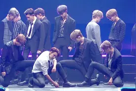 徐明浩所属团SEVENTEEN，亮相2019纽约歌会，现场粉丝以疯狂视频封面
