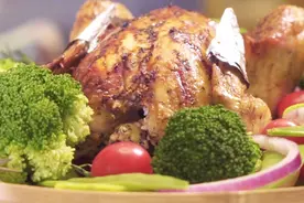 大吉大利，圣诞吃鸡！3分钟get圣诞烤鸡做法