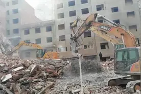 西安城中村拆迁中的沙泘沱村