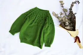 【和果子】1起针 从上往下织圆肩衣 新手零基础视频教程