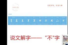 说文解字"不"的解析——鸟飞上翔不下來也视频封面