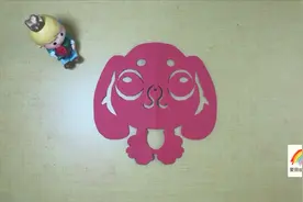 十二生肖狗剪纸教程：剪纸艺术家手把手教你剪生肖狗