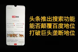 搜索引擎市场格局将被打破，头条搜索问世，有望超越谷歌颠覆百度