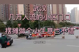 武汉江岸区幸福湾小区几万人的的小区摆摊一天可以挣个5，6百视频封面