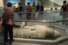 中国军事博物，馆地下一层，58年前的美国U2侦察机残骸，值得一看