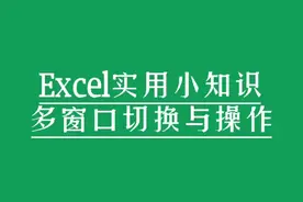 Excel多窗口快速切换与操作视频封面