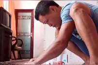 如何简单隔墙视频封面