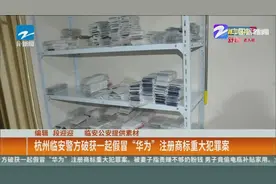 杭州临安警方破获一起假冒“华为”注册商标重大犯罪案视频封面