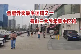 合肥蜀山区外卖最大聚集地之一，商场都在做外卖了，这是多缺钱花