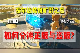 塞尔达传说如何分辨正版与盗版？
