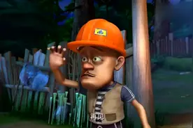 熊出没，光头强要走了，熊大熊二都不舍，真的好感人