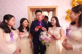 山东济南一帅哥结婚，大概有1米8，像一个男模一样帅呆了