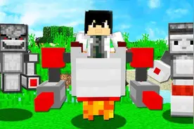 在我的世界中制做一个小型的红石机器人