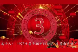 属牛人：1973年属牛45岁的命运 几月出生好
