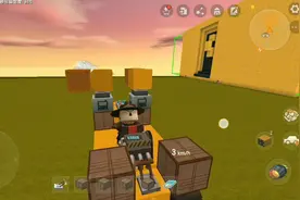 迷你世界：教你制作能发箭弹的金牛战车，还可以转向发射火箭弹。