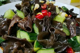 凉拌云耳黄瓜这样做太好吃了，凉拌菜首选每周至少上桌一次，爽脆
