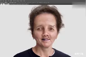 一个丑陋的妇女，经过电脑高手修图，变得这么漂亮！