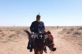 唐山骑行去新疆，80岁高龄大爷居然骑着马在G109国道上放羊视频封面