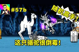 猫咪大战争57b半身浴岩的骆驼太倒霉！随机到了超强觉醒姆特猫！