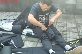 农村大哥买新车不到俩月更换超纤维全套坐椅1000元看看值不值视频封面
